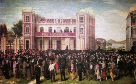 Alfonso XII en Laredo