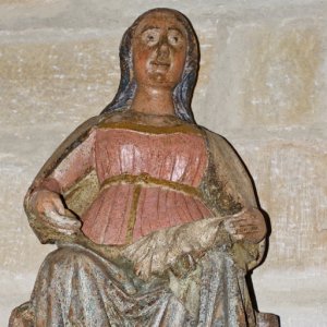 Talla de la 'Virgen de la Blanca' de Laredo