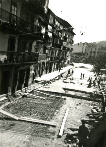 Obras de alcantarillado en Laredo, 1.956